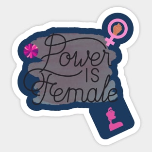 Power is Female Sticker